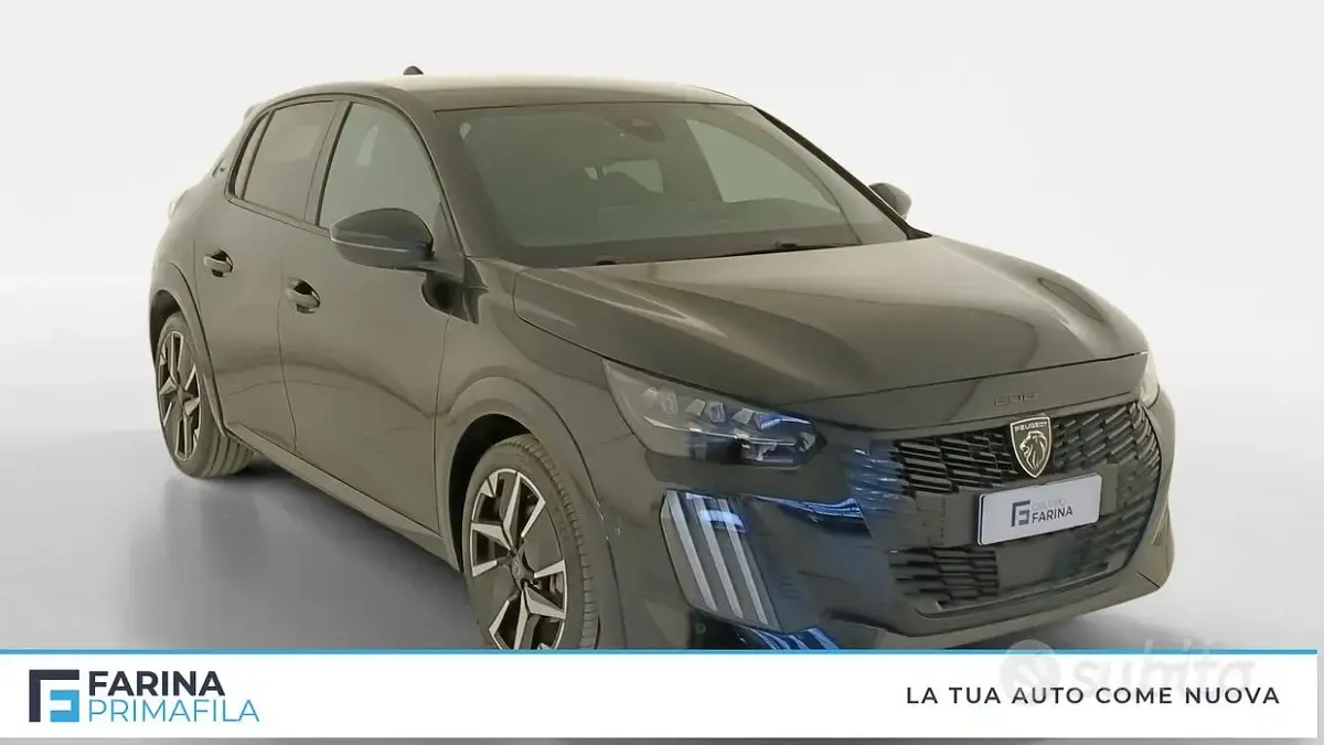 Usata Peugeot 208 GT 136 CV (100 kW) 2025 Nero Utilitaria