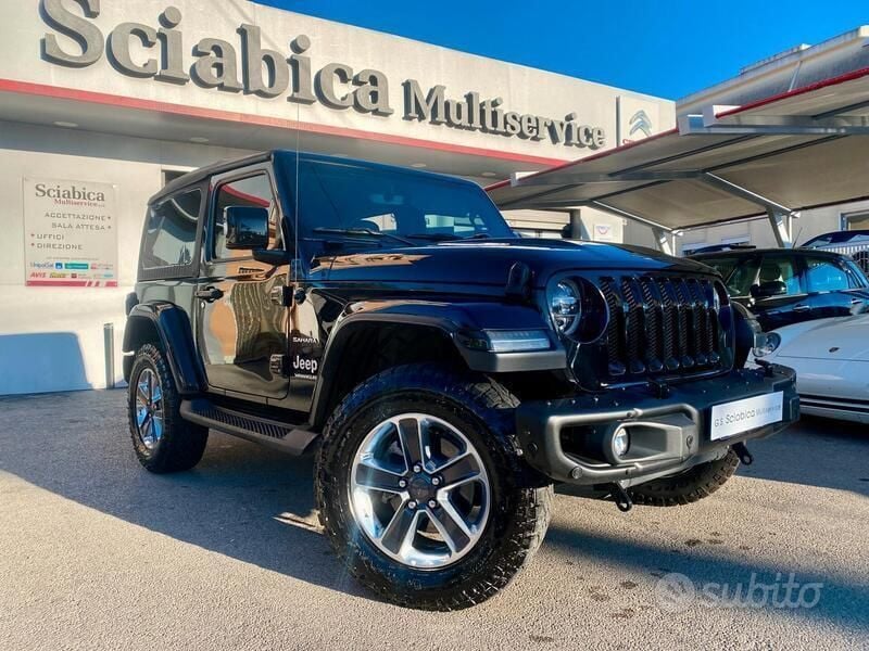Nero Usata 2019 Jeep Wrangler Sahara SUV | 49.999 € (Cara) - Immagine 1/4