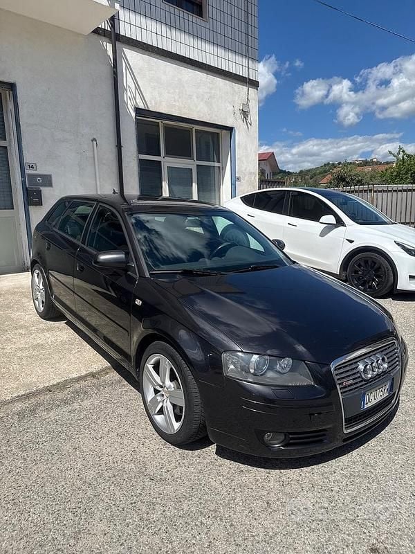 Usata Audi A3 S-Line 170 CV (125 kW) 2007 Nero Utilitaria