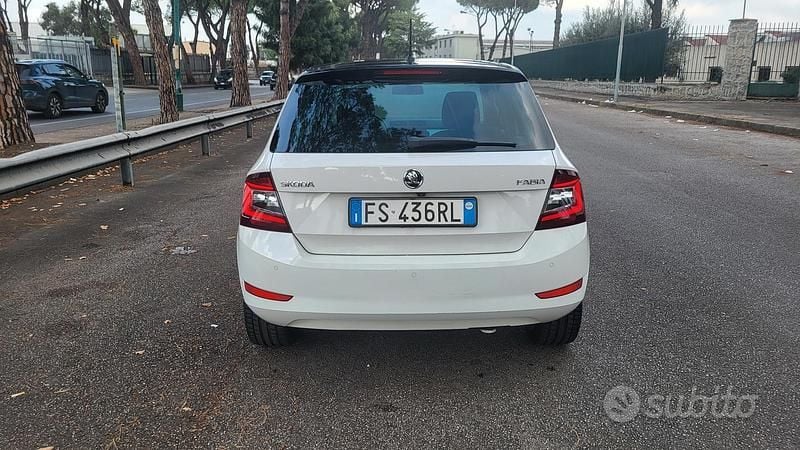 Usata Skoda Fabia 95 CV (69 kW) 2018 Bianco Berlina