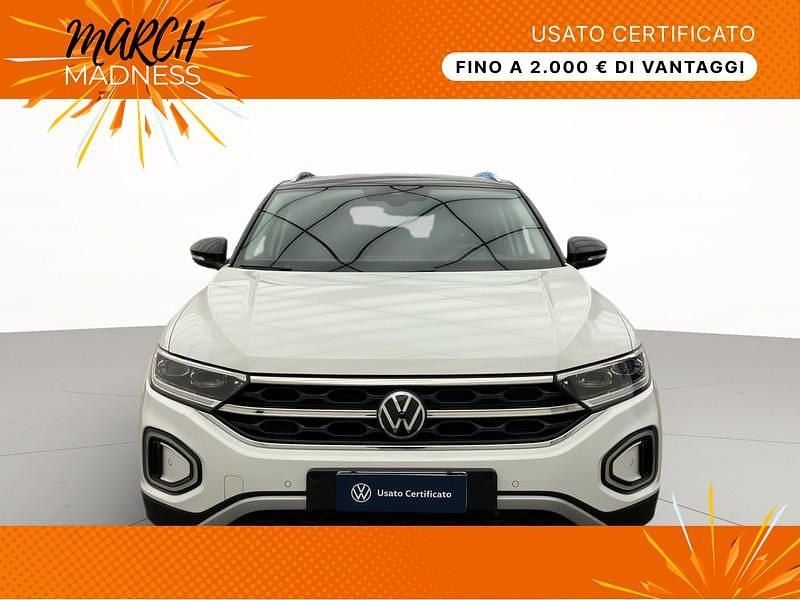 Usata VW T-Roc Style 110 CV (80 kW) 2023 Pure white nero SUV