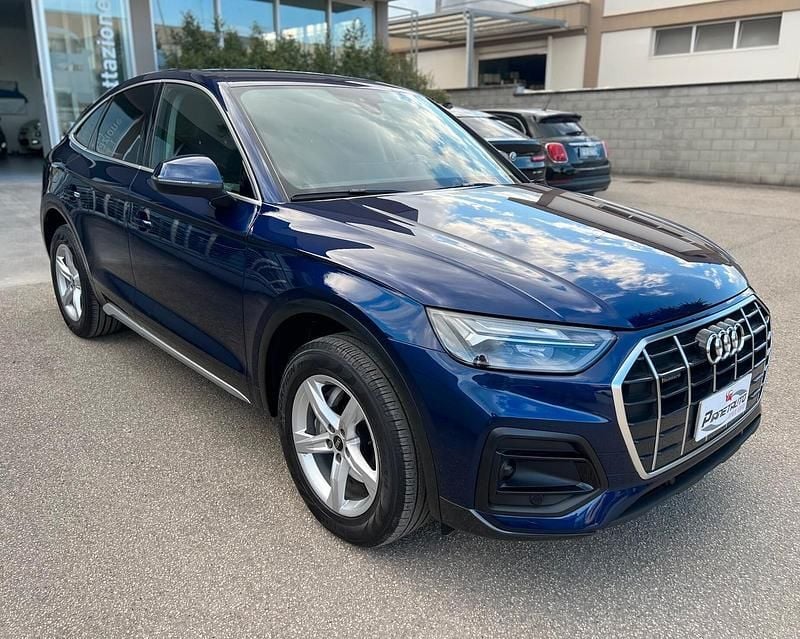 Usata Audi Q5 Sportback Business 204 CV (150 kW) 2021 Blu/azzurro SUV