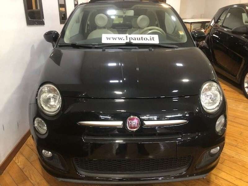Usata Fiat 500 Lounge 69 CV (50 kW) 2014 Nero Cabrio
