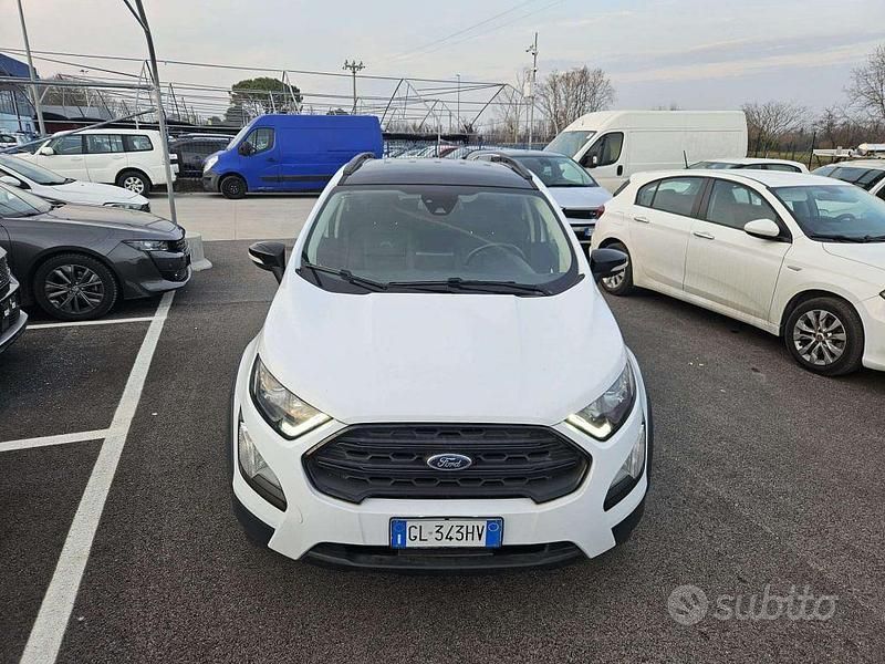 Usata Ford Ecosport Active 125 CV (91 kW) 2022 Frozen white pastello SUV