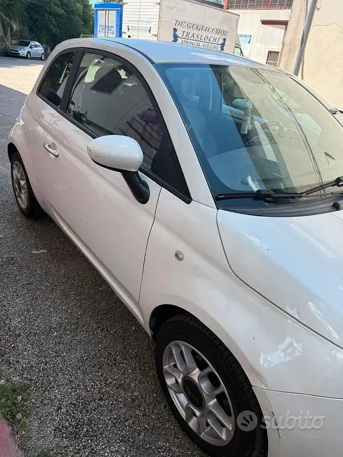 Usata Fiat 500 Sport 75 CV (55 kW) 2008 Bianco Berlina