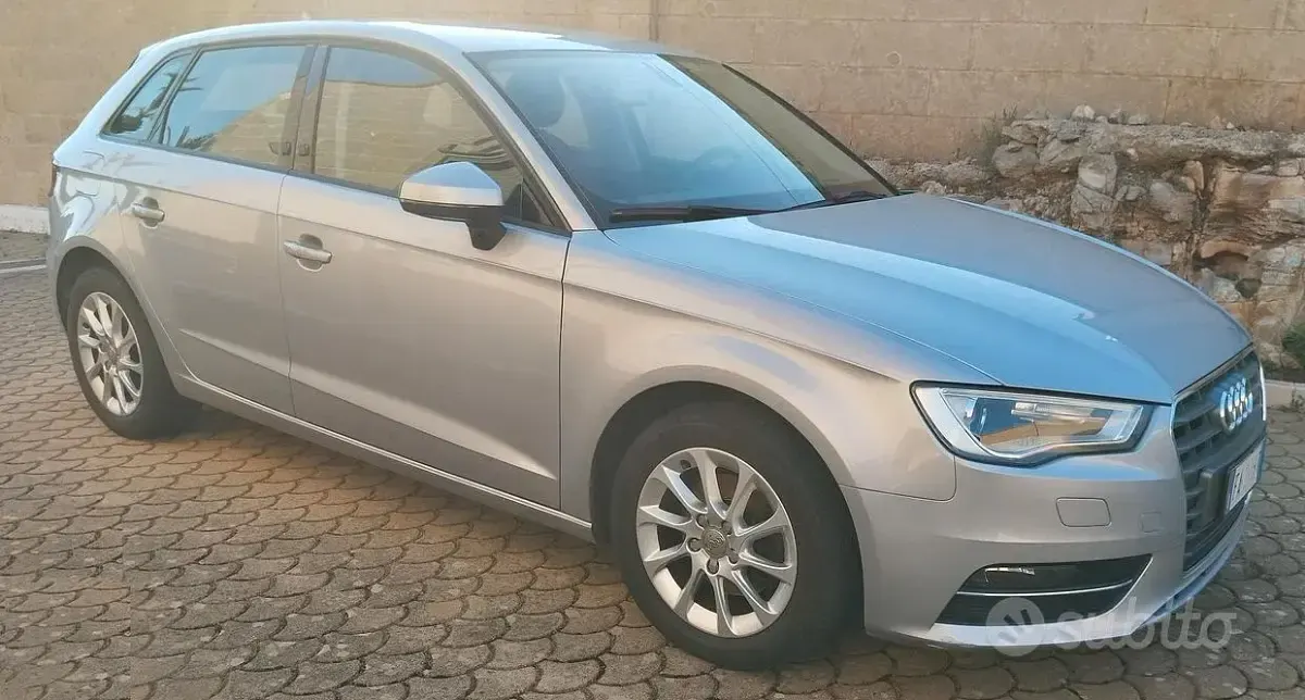 Usata Audi A3 105 CV (77 kW) 2015 Grigio Berlina