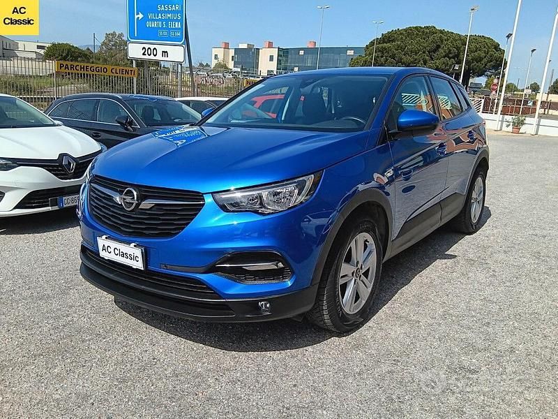 Usata Opel Grandland X Business 130 CV (95 kW) 2019 Blu SUV