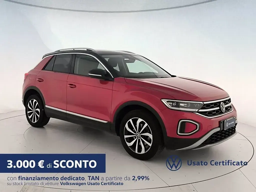 Usata VW T-Roc Style 116 CV (85 kW) 2022 Rosso  tetto nero SUV