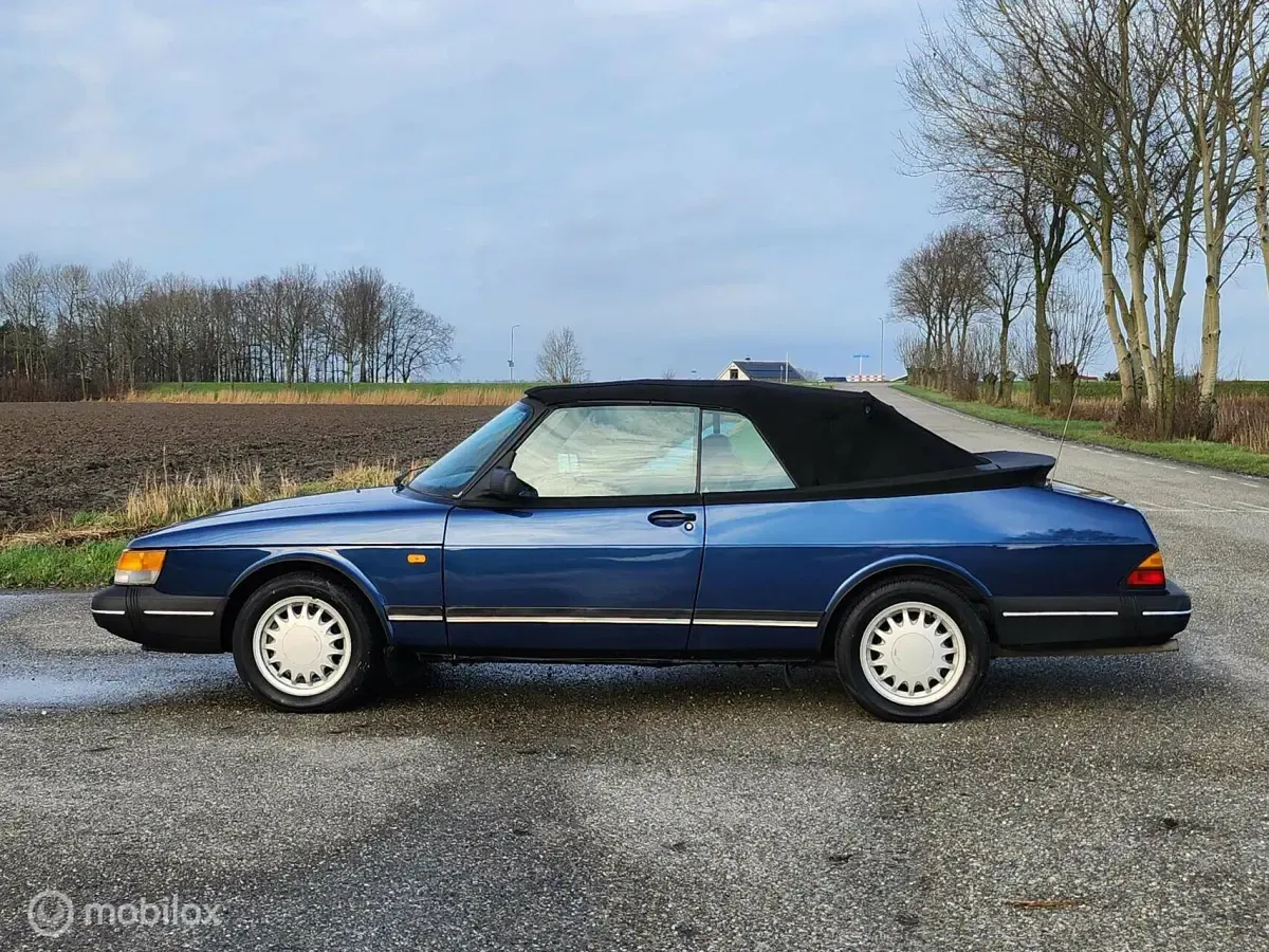 Usata Saab 900 Cabriolet 145 CV (106 kW) 1992 Blu Cabrio