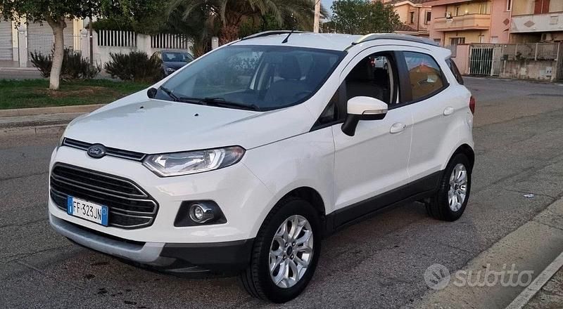 Usata Ford Ecosport Titanium 125 CV (91 kW) 2016 Bianco SUV