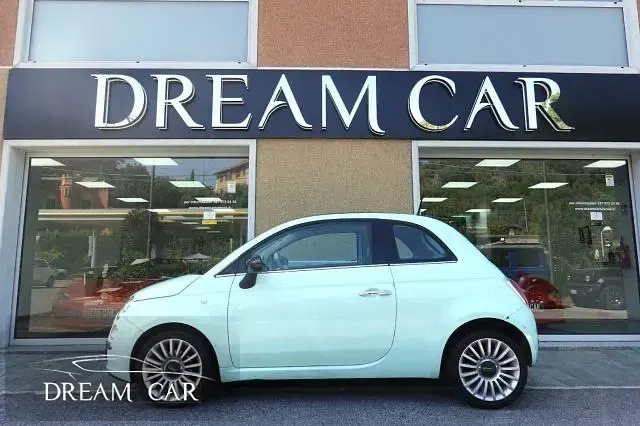 Usata Fiat 500 Lounge 95 CV (69 kW) 2014 Azzurro pastello Utilitaria