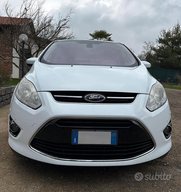 Usata Ford C-MAX Titanium 115 CV (84 kW) 2012 Bianco Monovolume