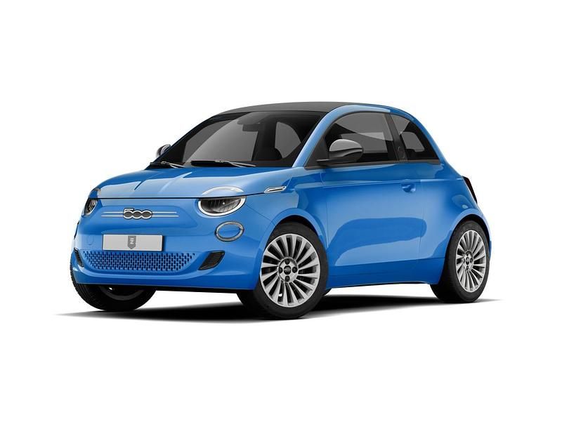 Usata Fiat 500e La Prima 42 kW (58 CV) 2021 Blu Cabrio