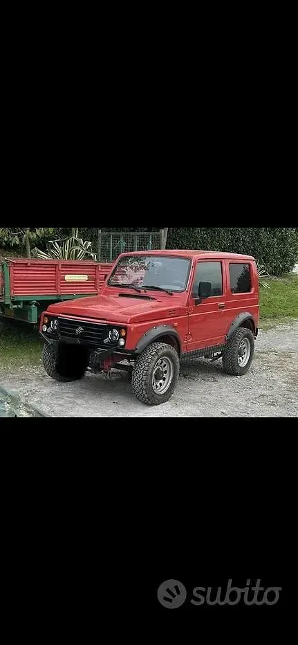 Usata Suzuki Samurai 69 CV (50 kW) 1999 Rosso SUV