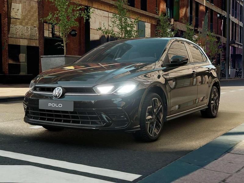 Nouvelle VW Polo R-line Plus 95 ch (69 kW) 2025 Noir Citadine