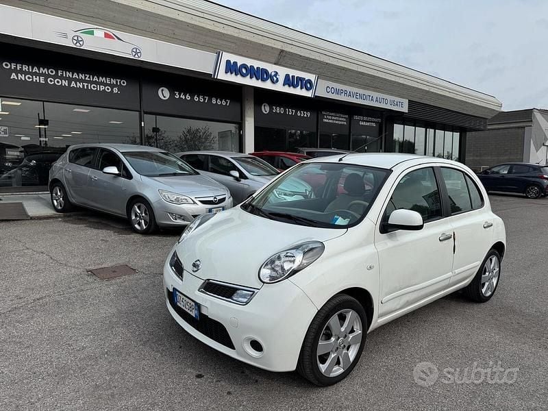 Usata Nissan Micra N-TEC 80 CV (58 kW) 2009 Bianco Berlina