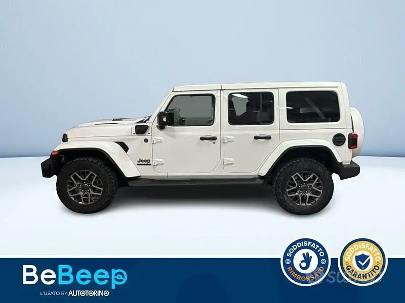 Usata Jeep Wrangler Unlimited Sahara 272 CV (200 kW) 2021 Bianco SUV