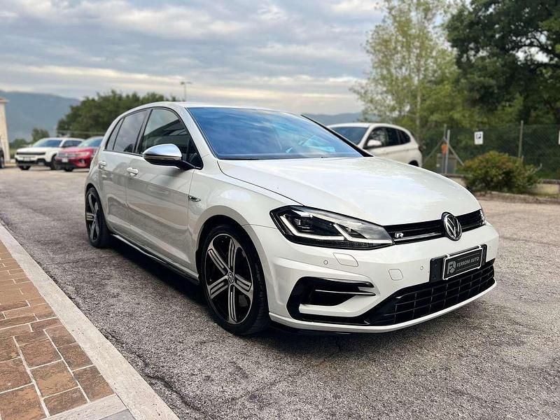 Usata VW Golf VII R 300 CV (220 kW) 2019 Bianco Berlina