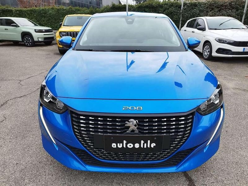 Usata Peugeot 208 Allure 101 CV (74 kW) 2021 Blu Utilitaria
