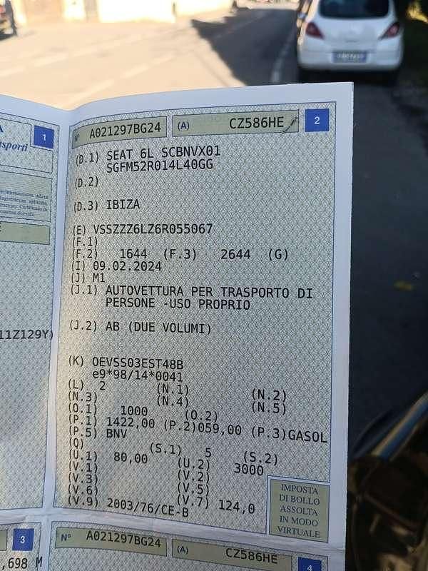 Usata Seat Ibiza Reference 75 CV (55 kW) 2003 Berlina