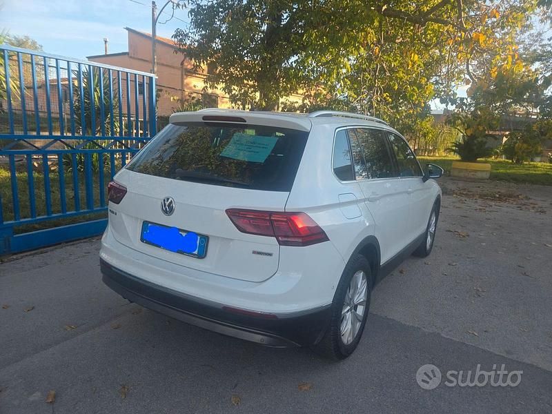 Usata VW Tiguan Style 177 CV (130 kW) 2018 Bianco SUV