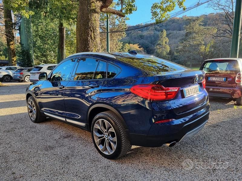 Usata BMW X4 190 CV (139 kW) 2014 Blu SUV