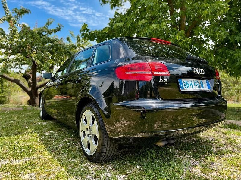 Usata Audi A3 Ambiente 140 CV (102 kW) 2007 Nero Utilitaria