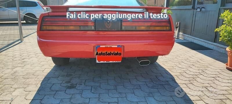 Usata Pontiac Firebird 140 CV (102 kW) 1989 Rosso Coupé