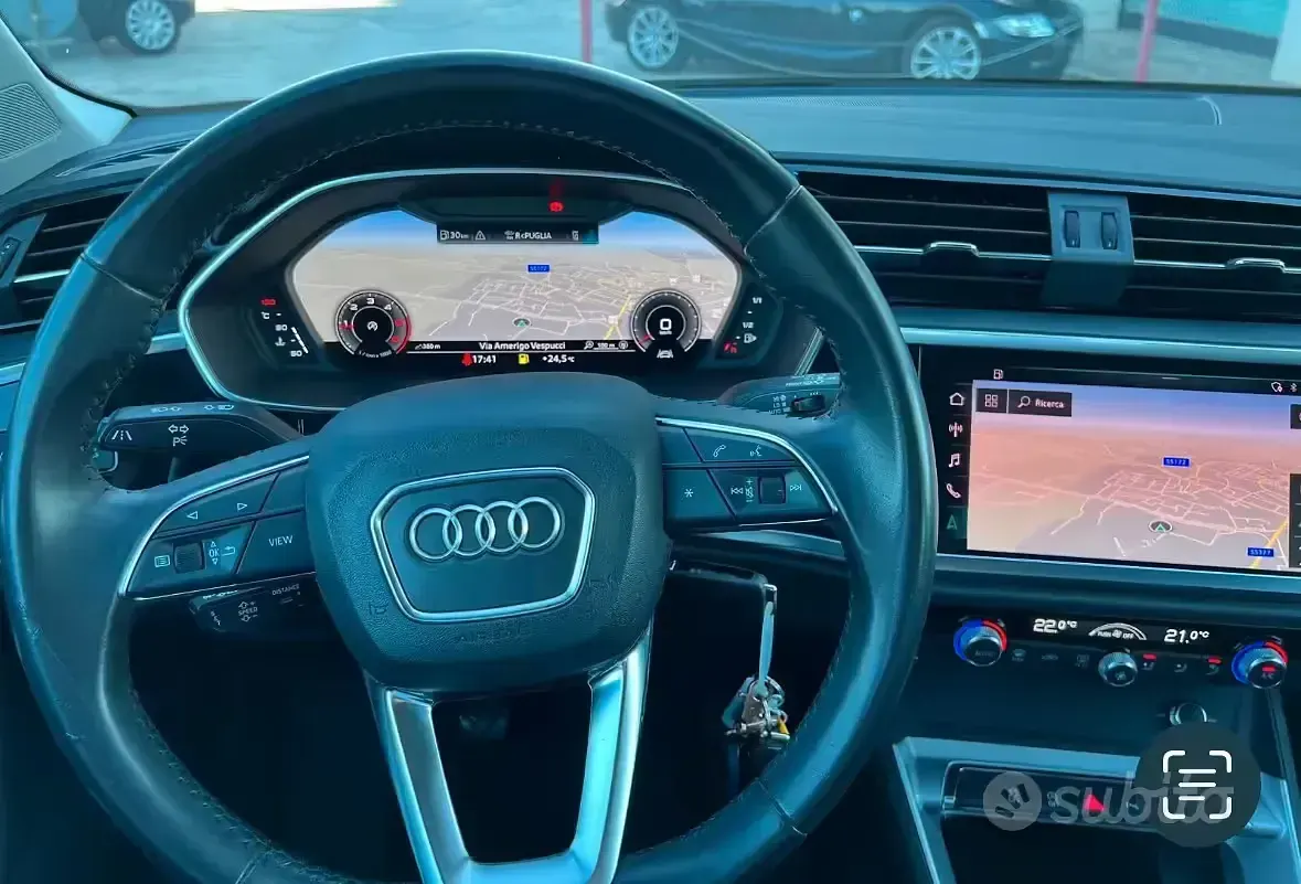 Usata Audi Q3 Advanced 150 CV (110 kW) 2021 Nero SUV