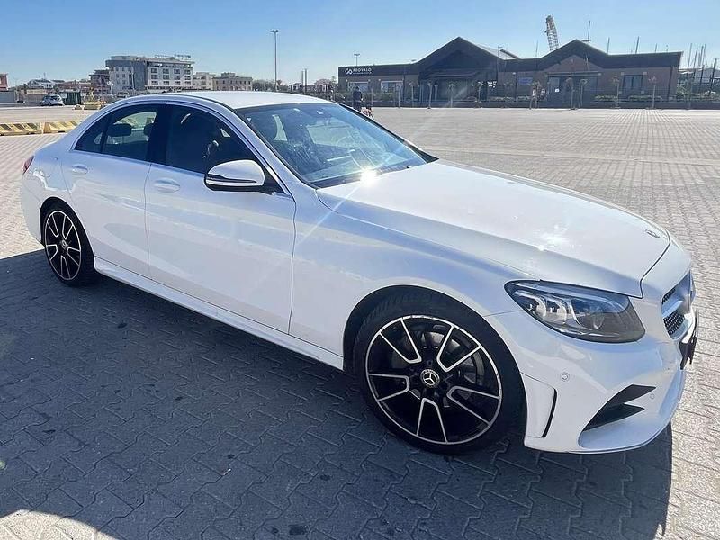 Usata Mercedes C200 Premium 160 CV (117 kW) 2019 Bianco Berlina