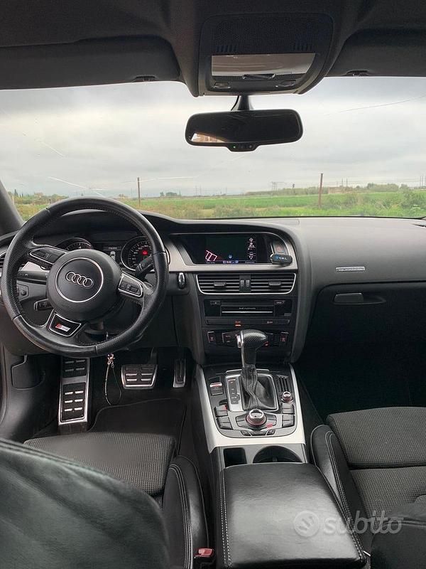 Usata Audi A5 S-Line 177 CV (130 kW) 2014 Nero Berlina