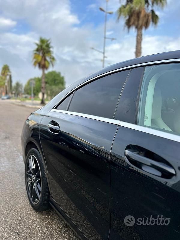 Usata Mercedes CLA180 109 CV (80 kW) 2017 Nero Coupé