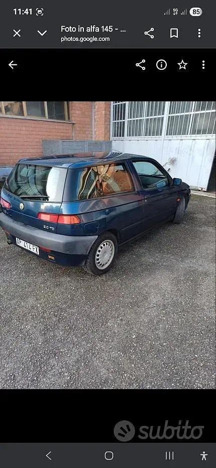 Usata Alfa Romeo 145 103 CV (75 kW) 1998 Bluazzurro Utilitaria