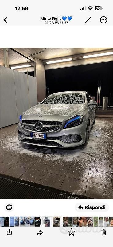 Usata Mercedes A220 177 CV (130 kW) 2017 Grigio Berlina