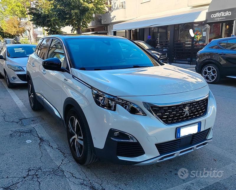 Usata Peugeot 3008 GT-line 150 CV (110 kW) 2018 Bianco SUV