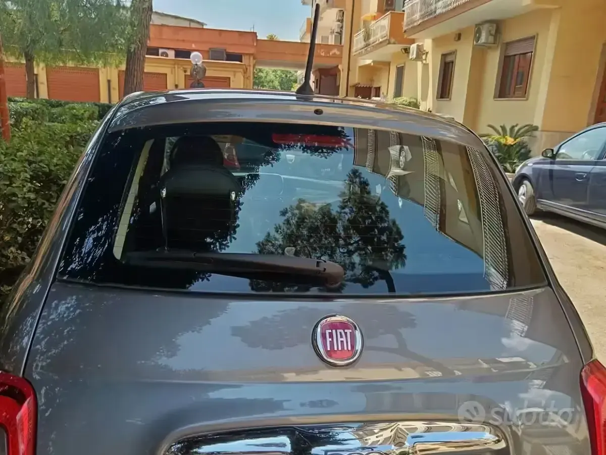 Usata Fiat 500 Lounge 69 CV (50 kW) 2016 Grigio Cabrio