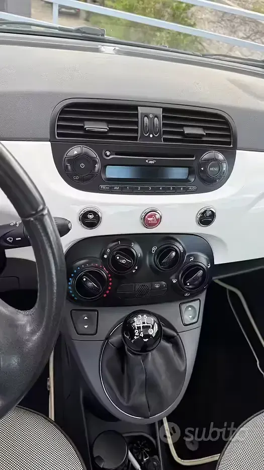 Usata Fiat 500 Lounge 69 CV (50 kW) 2013 Bianco Berlina