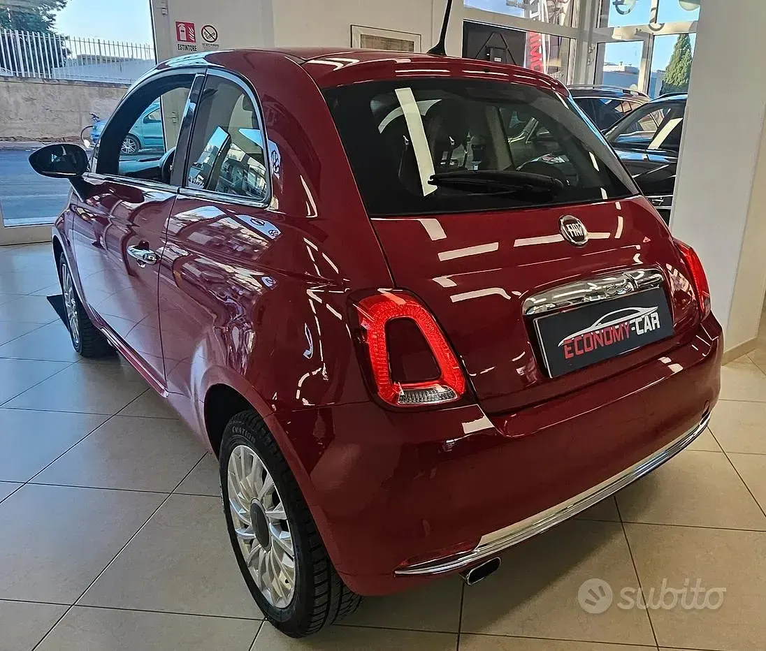 Usata Fiat 500 Lounge 69 CV (50 kW) 2017 Rosso Berlina