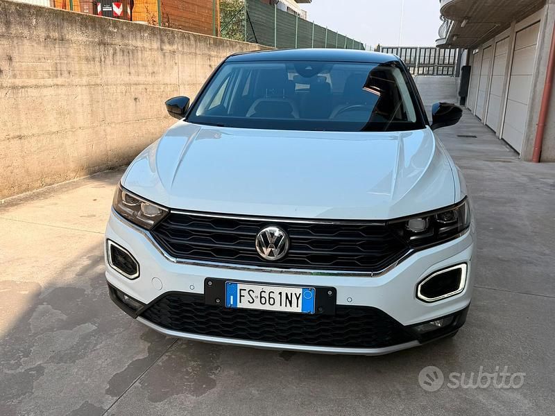 Usata VW T-Roc Advance 116 CV (85 kW) 2019 Bianco SUV