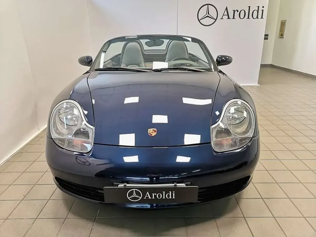 Second-hand Porsche Boxster 204 CP (150 kW) 1998 Albastru Cabrio