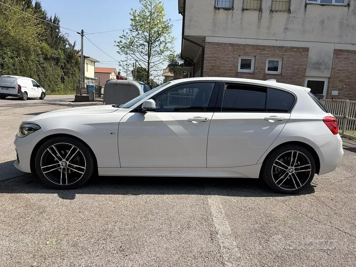 Usata BMW 116 M Sport 109 CV (80 kW) 2018 Bianco Utilitaria