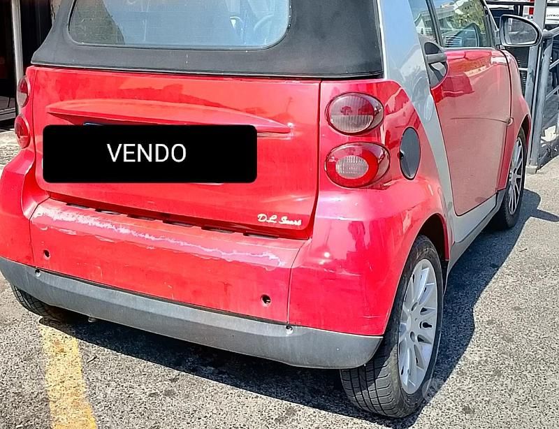 Usata Smart ForTwo Cabrio 45 CV (33 kW) 2008 Rosso Cabrio