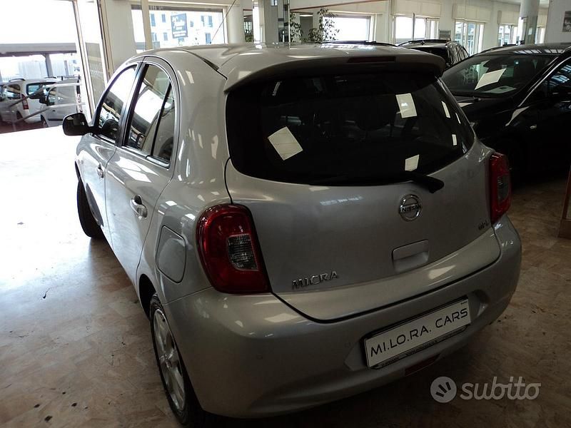 Usata Nissan Micra Acenta 80 CV (58 kW) 2016 Grigio Utilitaria