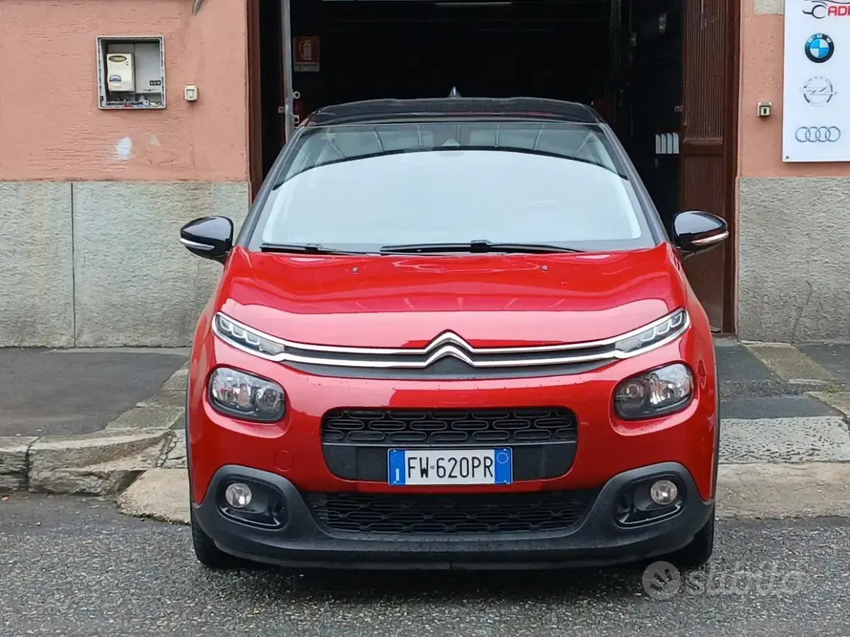 Usata Citroën C3 PureTech 83 CV (61 kW) 2019 Rosso Utilitaria