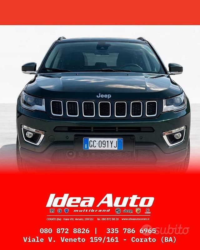 Usata Jeep Compass Limited 120 CV (88 kW) 2020 Verde SUV