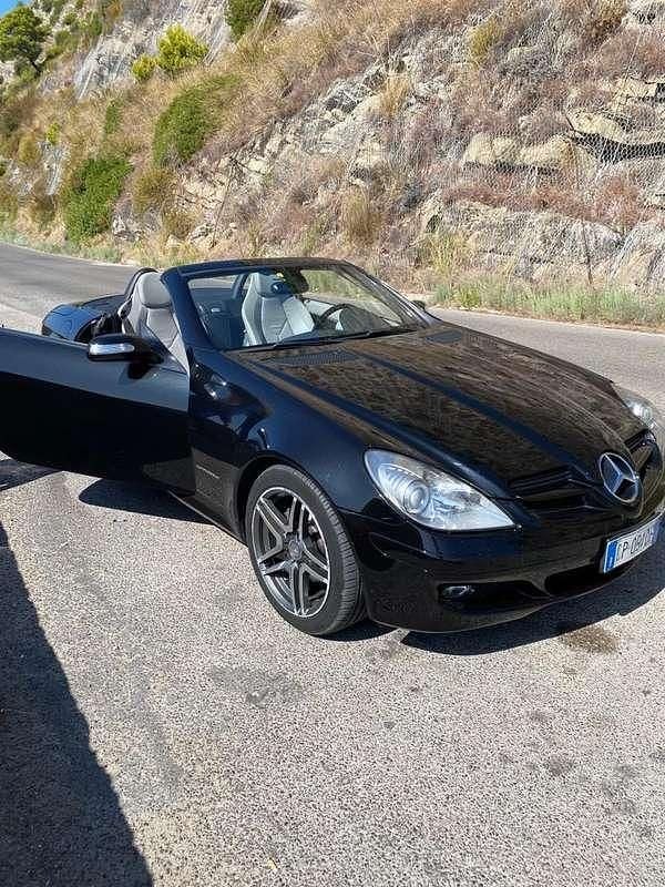 Usata Mercedes SLK200 163 CV (119 kW) 2004 Nero Cabrio
