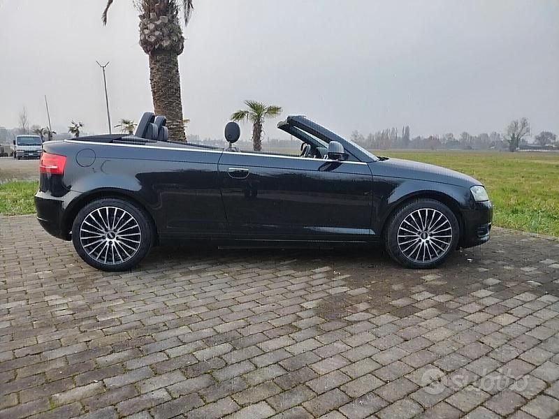Usata Audi A3 Cabriolet 200 CV (147 kW) 2008 Nero Cabrio