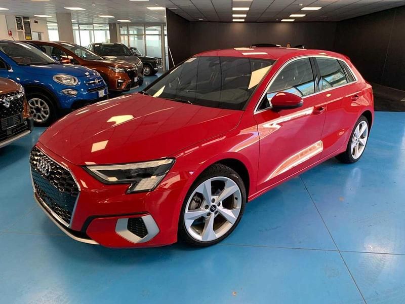 Usata Audi A3 Advanced 150 CV (110 kW) 2023 Rosso pastello