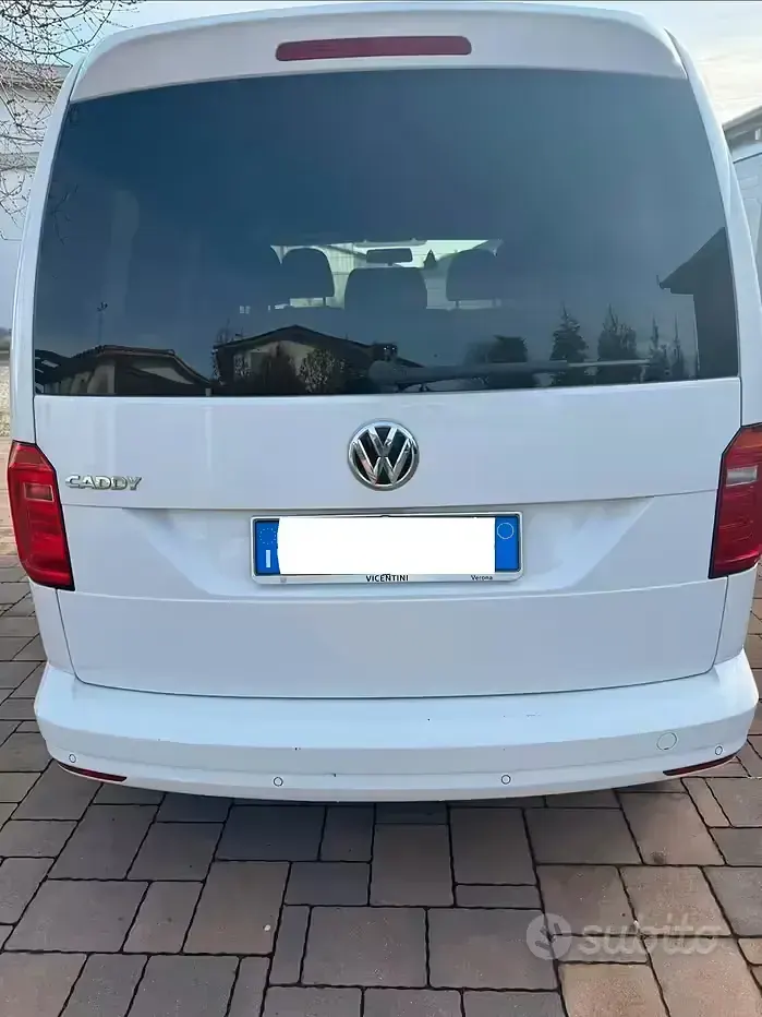 Usata VW Caddy 2019 Bianco Monovolume