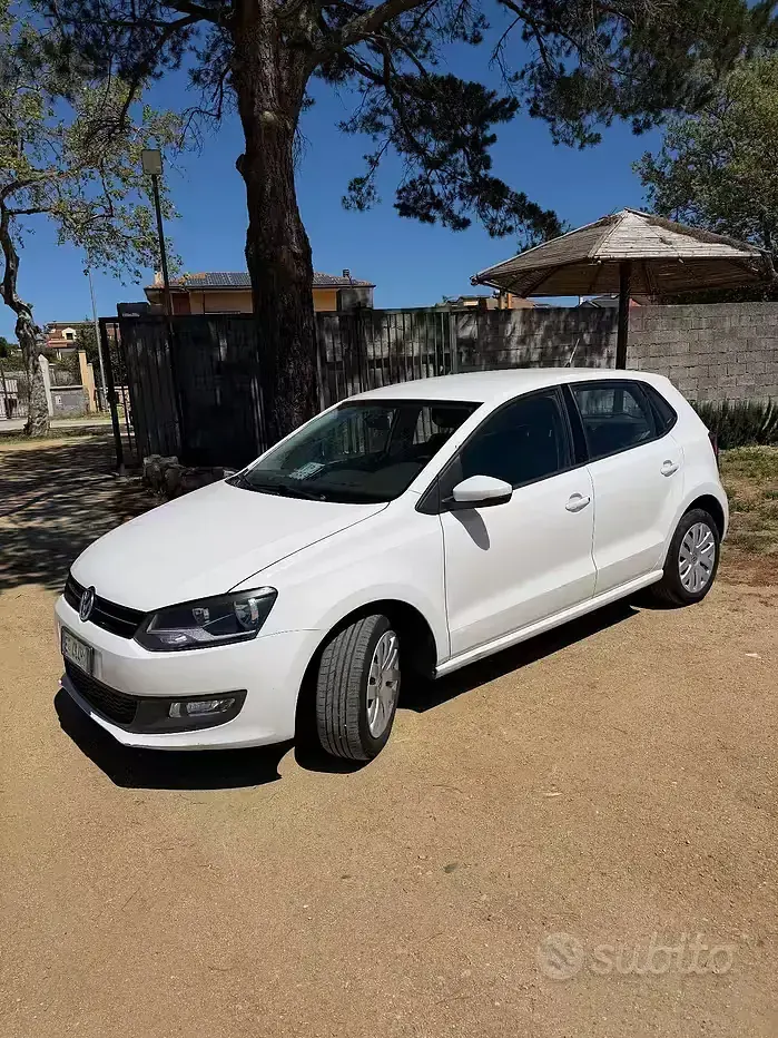 Usata VW Polo Trendline 75 CV (55 kW) 2014 Bianco Berlina